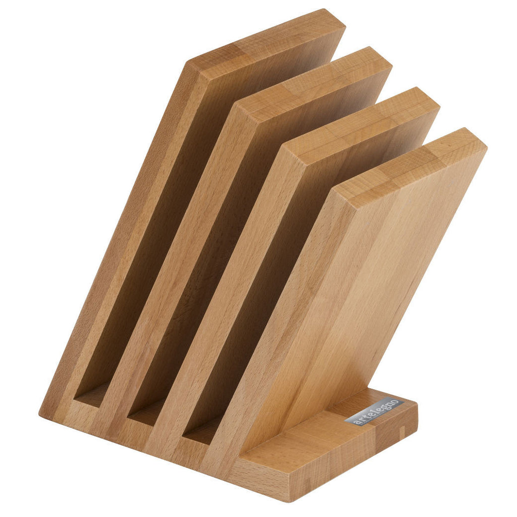 Bamboo Magnetic Knife Block Storage Holder with Bamboo Cutting